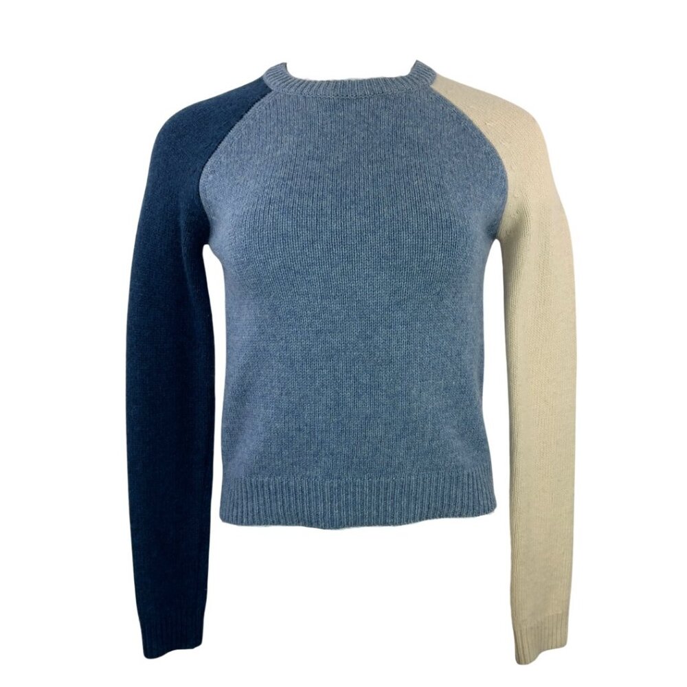 Derek Lam Color Block Crew Neck Sweater